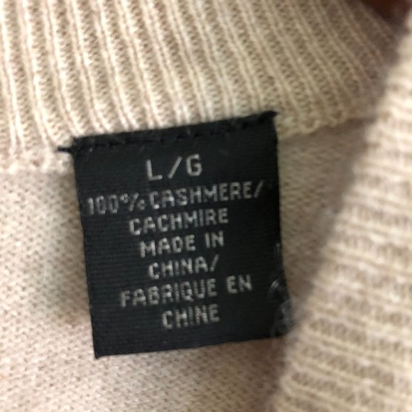 Alan Flusser L Cashmere V-neck Pull over Sweater